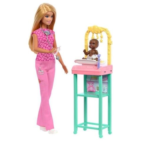 Barbie Bakım Temalı Kariyer Oyun Setleri JCR71
