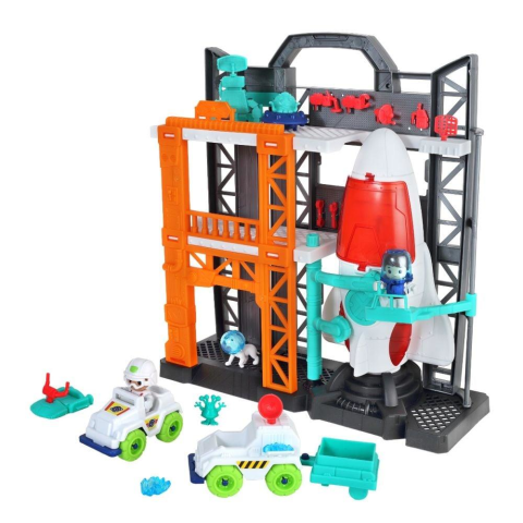 Tiny Kiddom Fırlatma Macerası Uzay Gemisi 32 Parça Sesli Işıklı