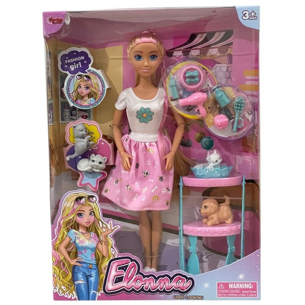 Kutulu 11,5 inç Pet Shop Bebek Set