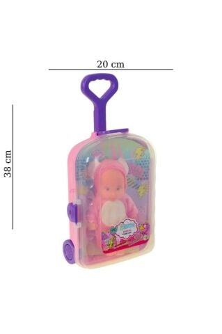 Valizli Koala Kıyafetli Bebek