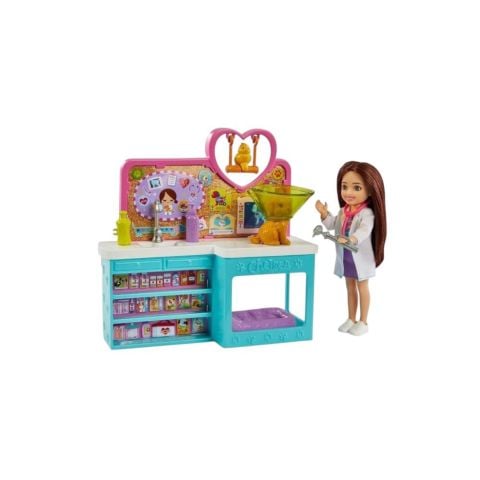 Barbie Chelsea Meslekleri Öğreniyor Veteriner Oyun Seti
