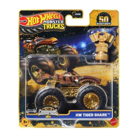 Hot Wheels Monster Trucks Bigfoot Trophy Şampiyonları Tekli Arabalar JDV96