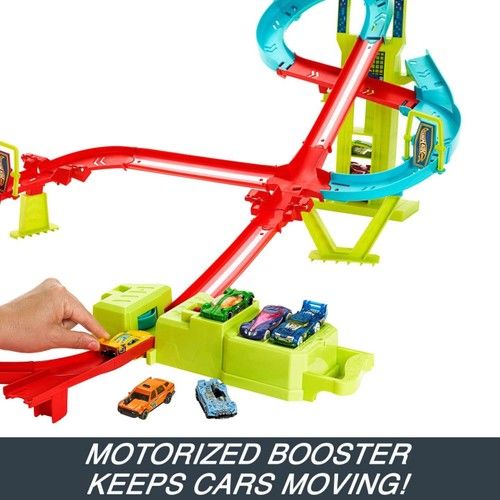 Hot Wheels Neon Yarışlar Çoklu Yarış Heyecanı Pist Seti HPC07