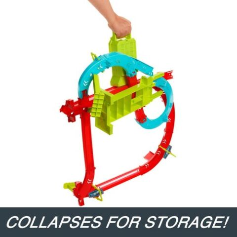 Hot Wheels Neon Yarışlar Çoklu Yarış Heyecanı Pist Seti HPC07