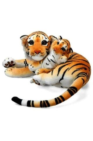 Puffy Friends Peluş Kaplan Anne Ve Yavrusu