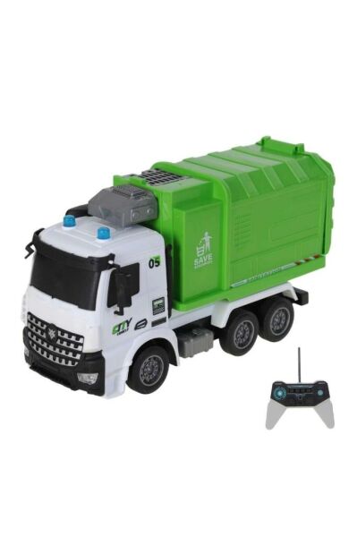 By Kutulu Şarjlı Uzaktan Kumandalı Çöp Kamyonu