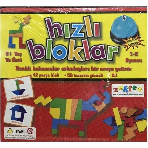 Zekice Hızlı Bloklar Kutu Oyunu