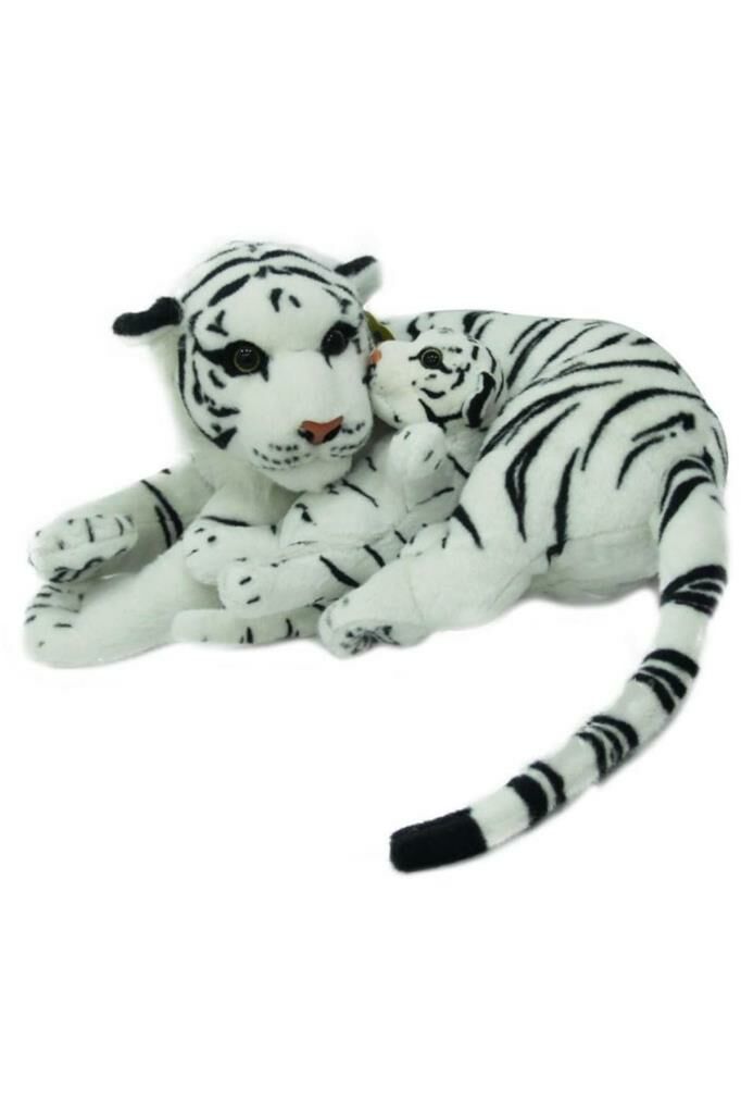 Peluş Kaplan Anne Ve Yavrusu