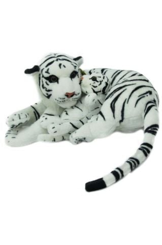 Peluş Kaplan Anne Ve Yavrusu