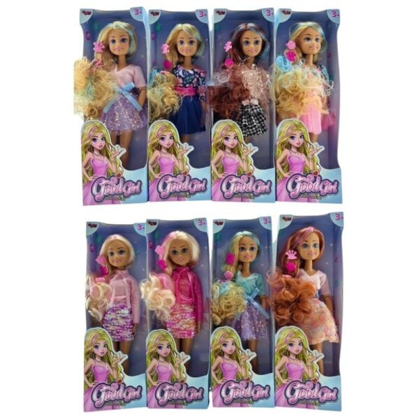 Kutulu 8 Asorti 14inch Büyük Manken Bebek