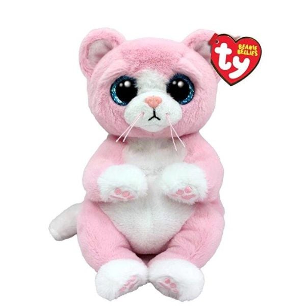 TY Beanie Babies Lillibelle Pembe Kedi 15 cm