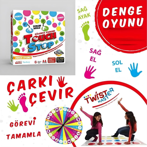 Moli Toys Twister Master Denge Oyunu Yeni Versiyon