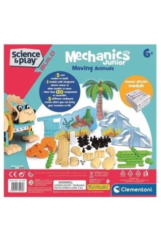 Clementoni Çocuk Clementoni 75060 Mekanik Laboratuvarı Junior Hareketli Hayvanlar