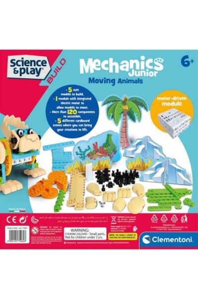 Clementoni Çocuk Clementoni 75060 Mekanik Laboratuvarı Junior Hareketli Hayvanlar