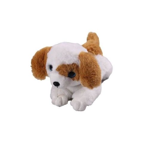 Peluş 25 cm Yatan Köpek Havlıyan