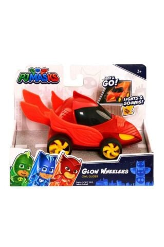 Pijamaskeliler Glow Wheelers Baykuş Planörü Jpl95670