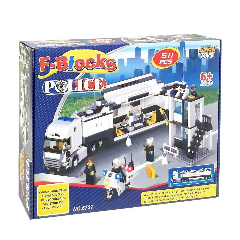 F-Blocks Polis Tır Seti 511 Parça Lego