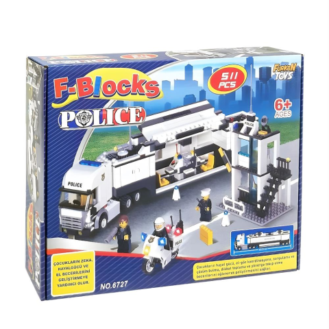 F-Blocks Polis Tır Seti 511 Parça Lego