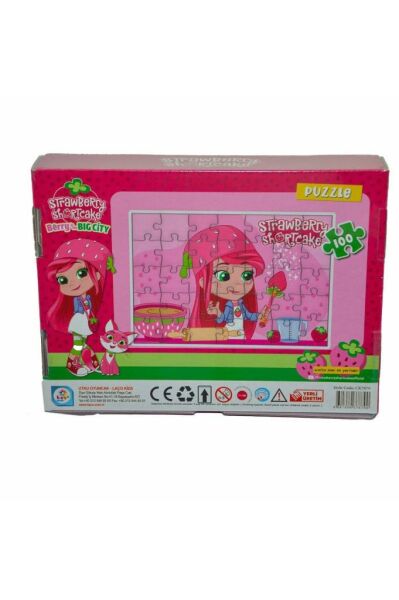 Çilek Kız 100 Parça Kutu Puzzle