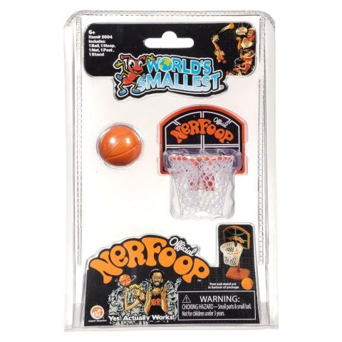 Worlds Smallest Nerfoop Basketbol