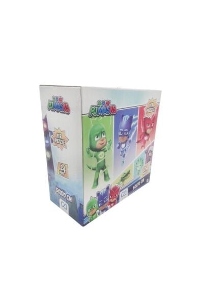 CA Games Çocuklar Için Zeka Geliştirici Öğrenmeyi Destekleyen Pija Maskeliler Yer Puzzle 24 Parça