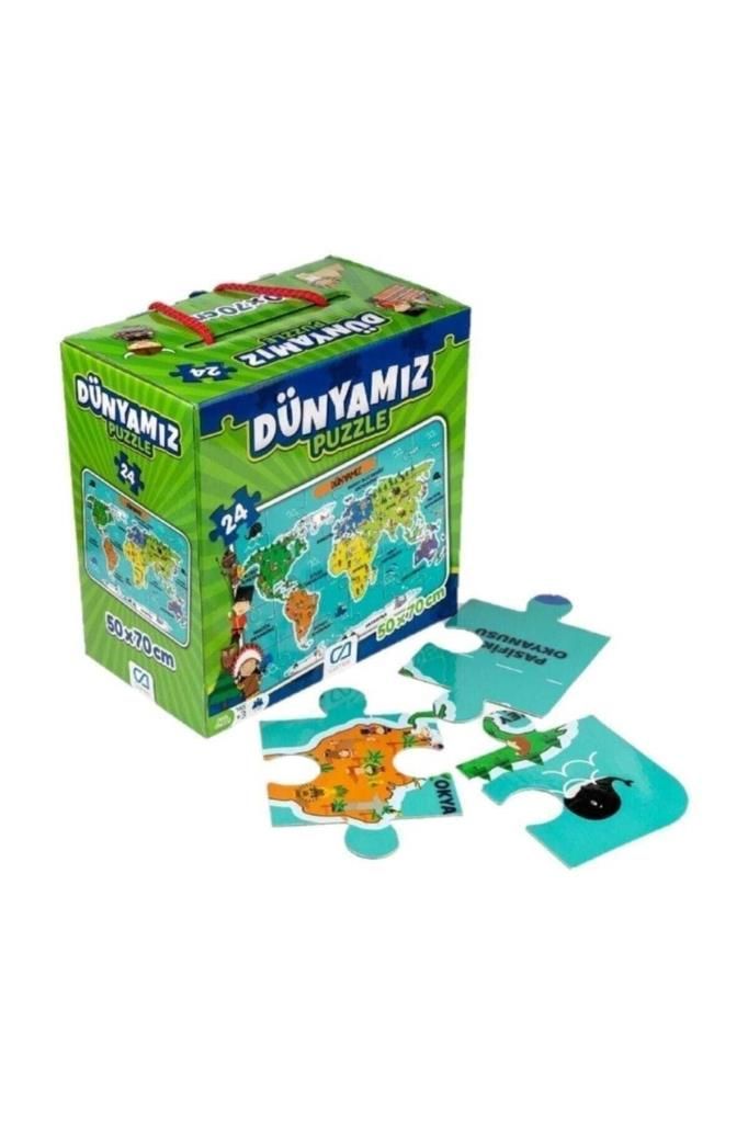 Ca Games Dünyamız Yer Puzzle 24 Parça