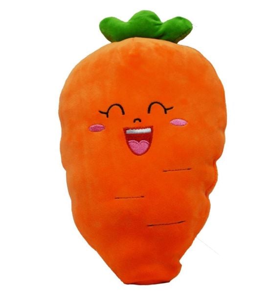 Peluş Havuç, Biber, Mısır ve Patlıcan Yastık 30 Cm 62297