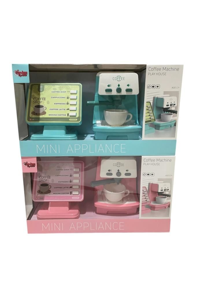 Kutulu Işıklı ve Sesli Pilli Kahve Makinası