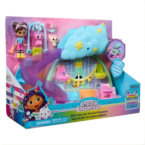 Gabby's Dollhouse Kitty Care Ear Purrfect Playroom