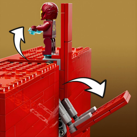 LEGO® Marvel: MARVEL Logosu ve Minifigürleri, İnşa Edilebilen Set 76313