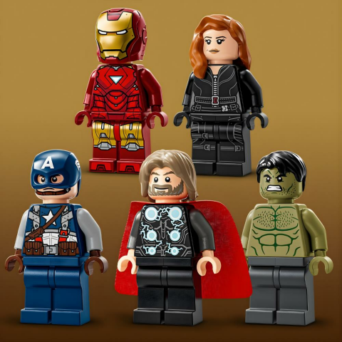 LEGO® Marvel: MARVEL Logosu ve Minifigürleri, İnşa Edilebilen Set 76313