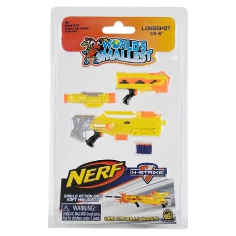 Worlds Smallest Nerf Seri 1 (3 Asorti)