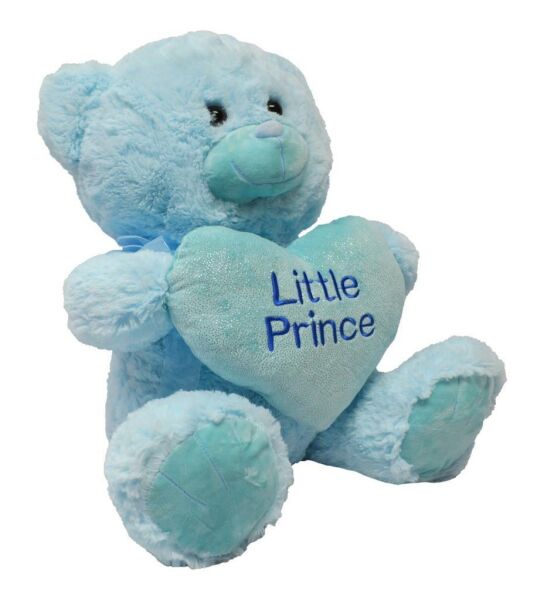 Prens ve Prenses Kalpli Ayı Peluş 45 Cm 62354