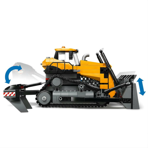 LEGO® City Sarı Buldozer İnşaat Sahası Temalı Yapım Oyuncağı Seti 60466