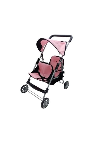 Katlanır Gölgelikli İkili Bebek Arabası (Puset)