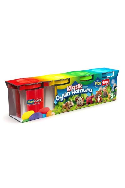 Klasik Oyun Hamuru 4 Renk