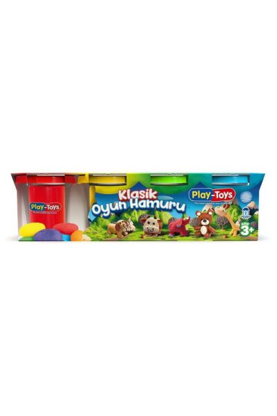 Klasik Oyun Hamuru 4 Renk