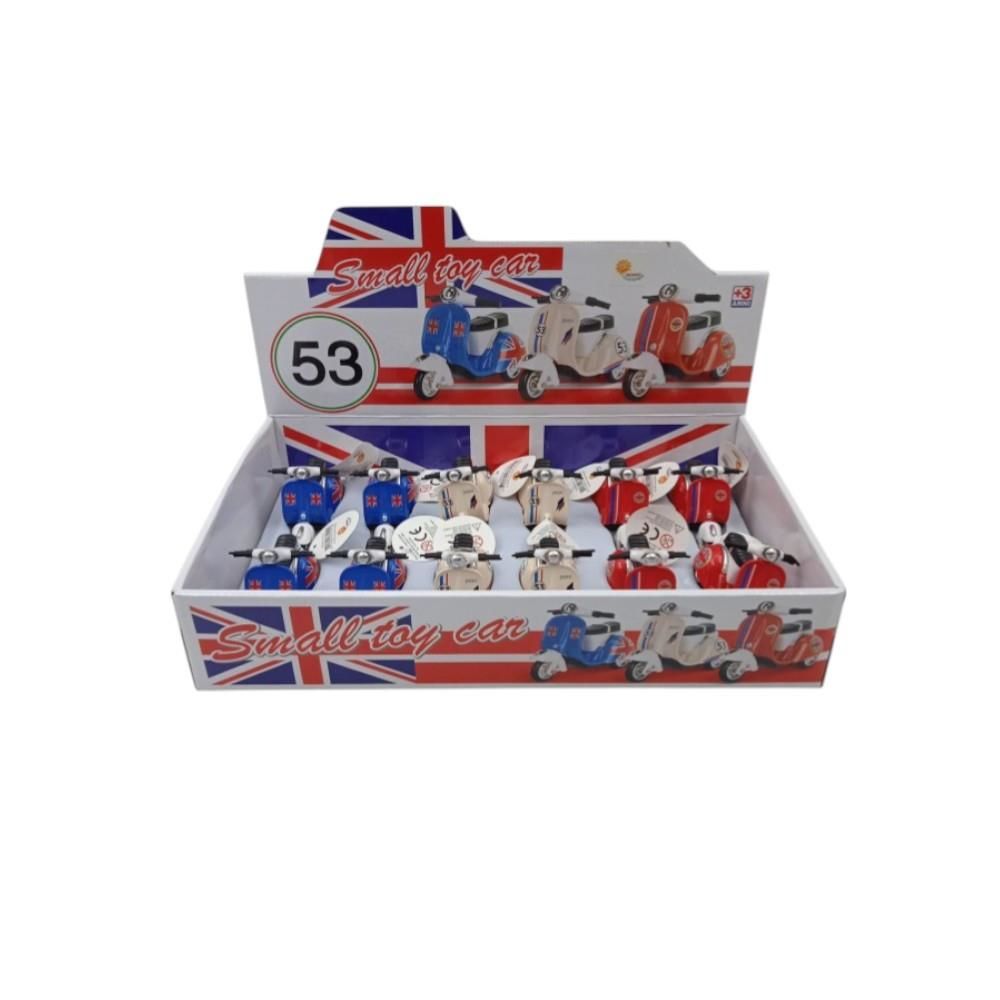 Metal Çek Bırak Oyuncak Motorsiklet 5315-12