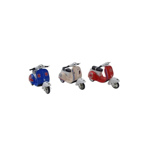Metal Çek Bırak Oyuncak Motorsiklet 5315-12