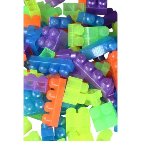 Asya Oyuncak Play Blox Parlak Yapı Bloklar Büyük Çanta 266 Parça