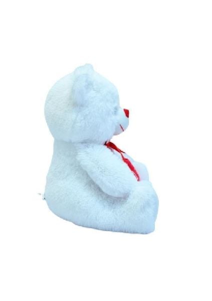 Kalpli Peluş Ayı Beyaz 50 Cm 62528