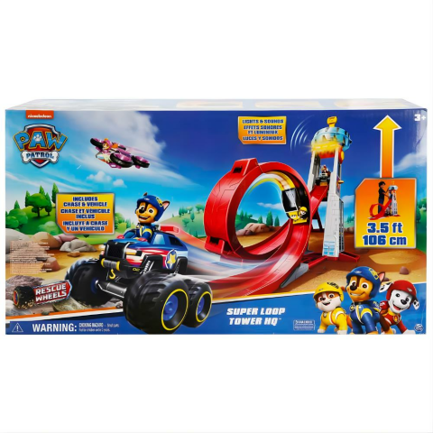 PAW Patrol Sesli ve Işıklı Rescue Wheels Temalı Oyun Seti 106 cm