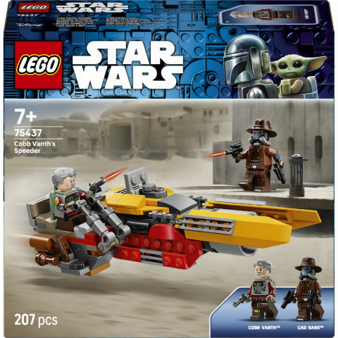 LEGO® Star Wars: The Mandalorian™ Cobb Vanth’ın Hız Motoru 75437