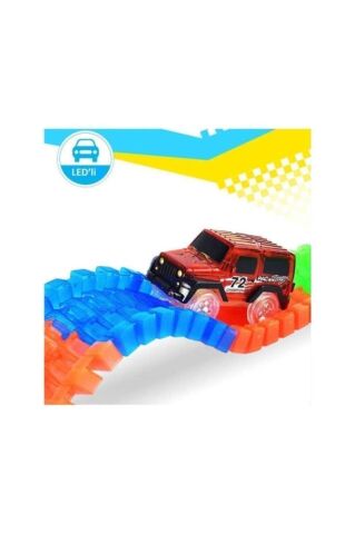 168 Parça Magic Tracks Yarış Pisti Ve 1 Adet Pilli Araba-23082235