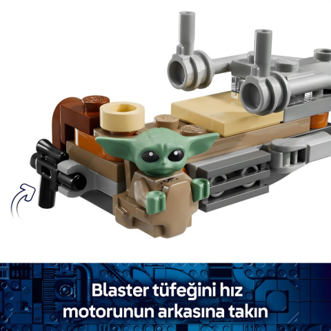 LEGO® Star Wars™ Mandalorian ve Grogu’nun Hız Motoru 75436