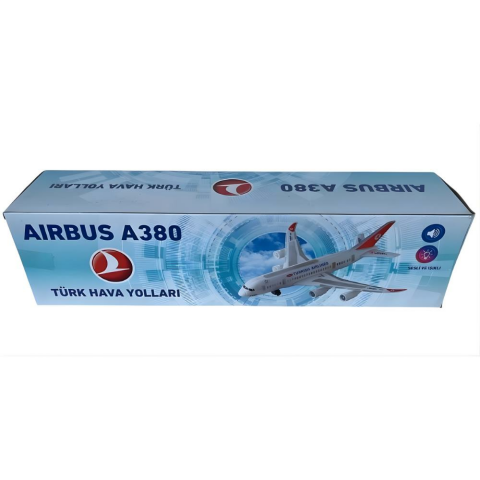 Kutulu Işıklı Müzikli Uçak