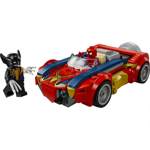 LEGO® ǀ Marvel Örümcek Adam Arabası vs. Venom Wolverine 76336