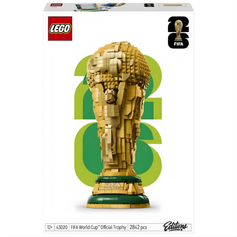 LEGO Editions FIFA Dünya Kupası Resmi Kupa 43020 - 12 Yaş ve Üzeri Çocuklar için Yaratıcı Dekoratif Model Yapım Seti (2842 Parça)