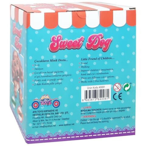 Köpek Peluş Pilli 40081