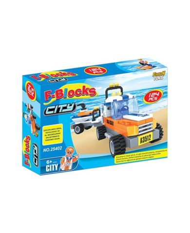 F-Blocks Lego Seti City Seri 124 Parça
